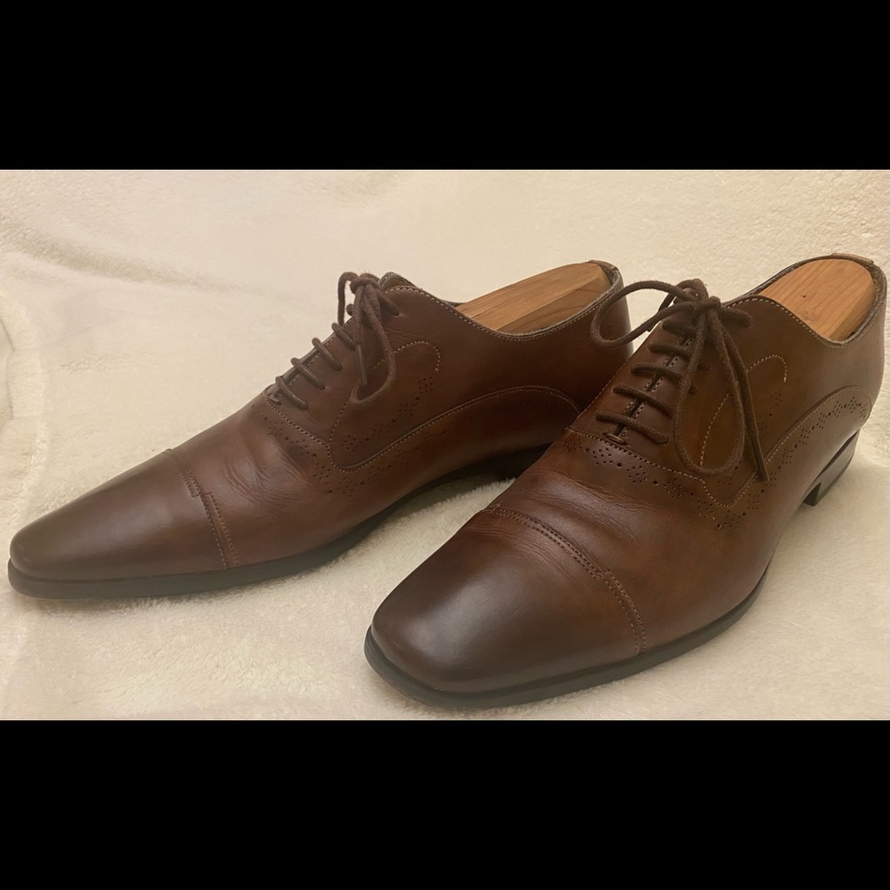 Brown Santoni Dress Shoes